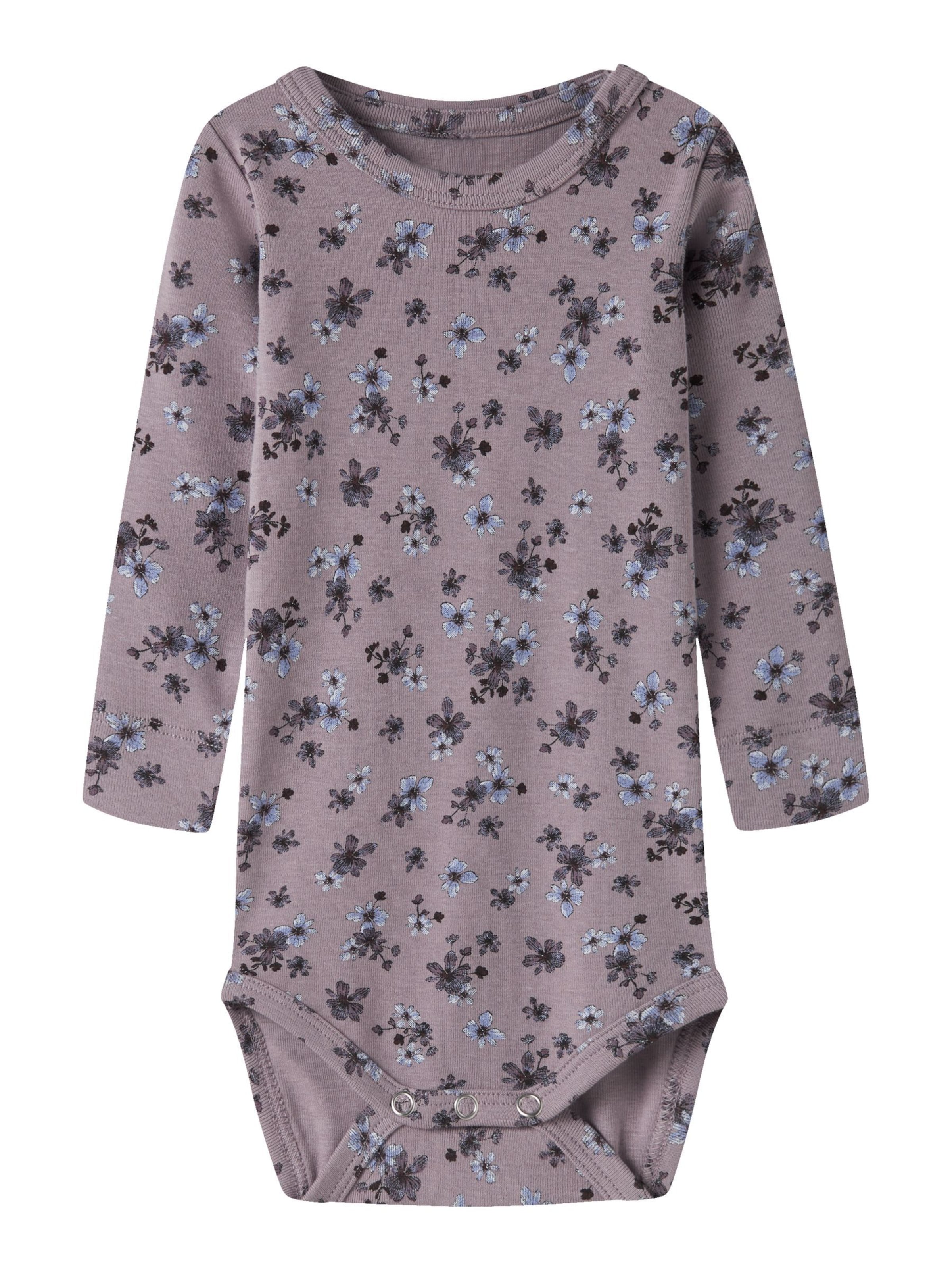 Tutina / body per bambino di NAME IT in lilla: frontale