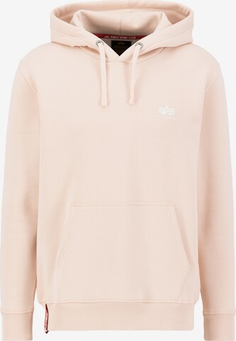 ALPHA INDUSTRIES Sweatshirt in Pink: predná strana