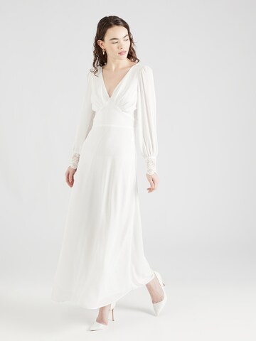 VILA Βραδινό φόρεμα 'DANI' σε λευκό