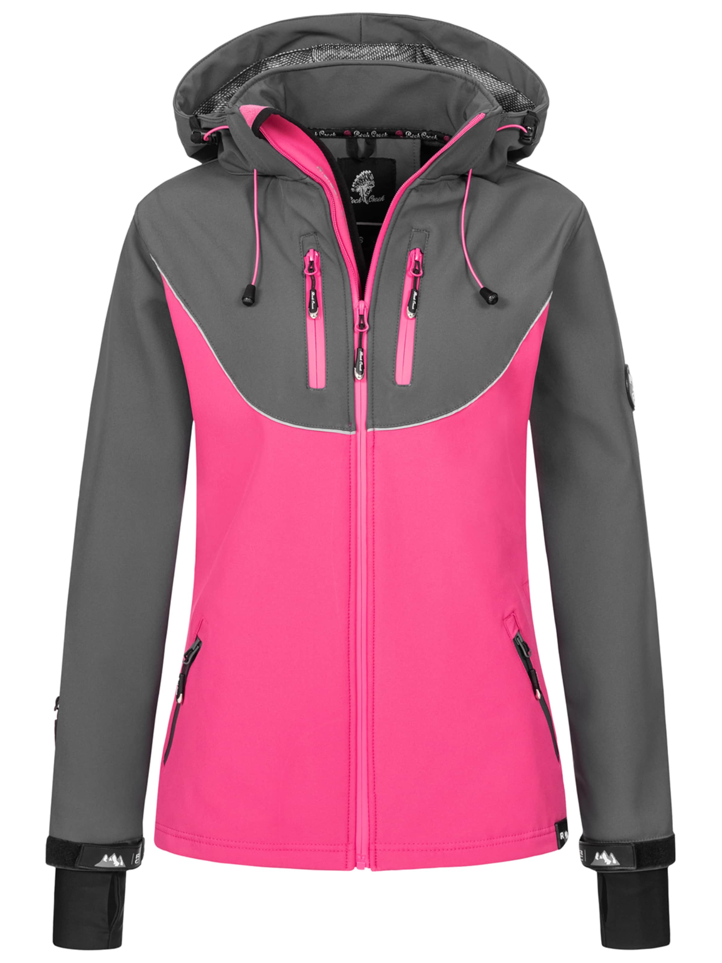 Rock Creek Funktionsjacke in Pink: Vorderseite