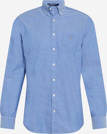 GANT Regular fit Overhemd in Blauw: voorkant