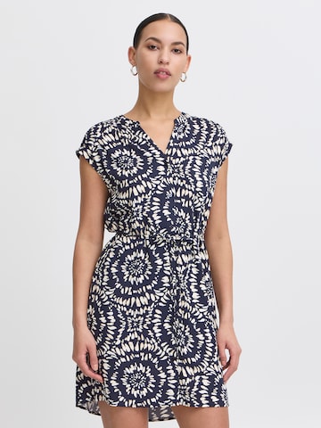 ICHI Kleid 'IHAya' in Blau: Vorderseite