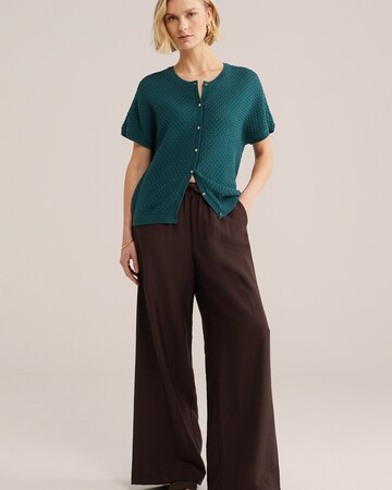 WE Fashion Kardigan – zelená