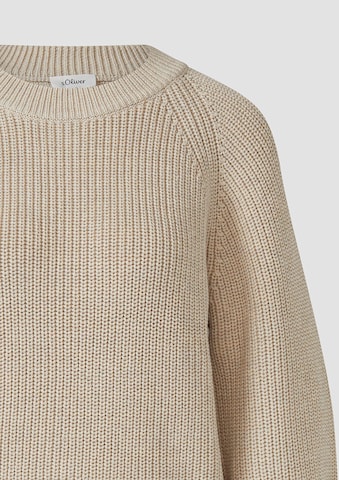 s.Oliver Свитер в Бежевый