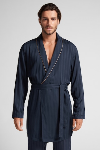 INTIMISSIMI Short Bathrobe in Blue: front