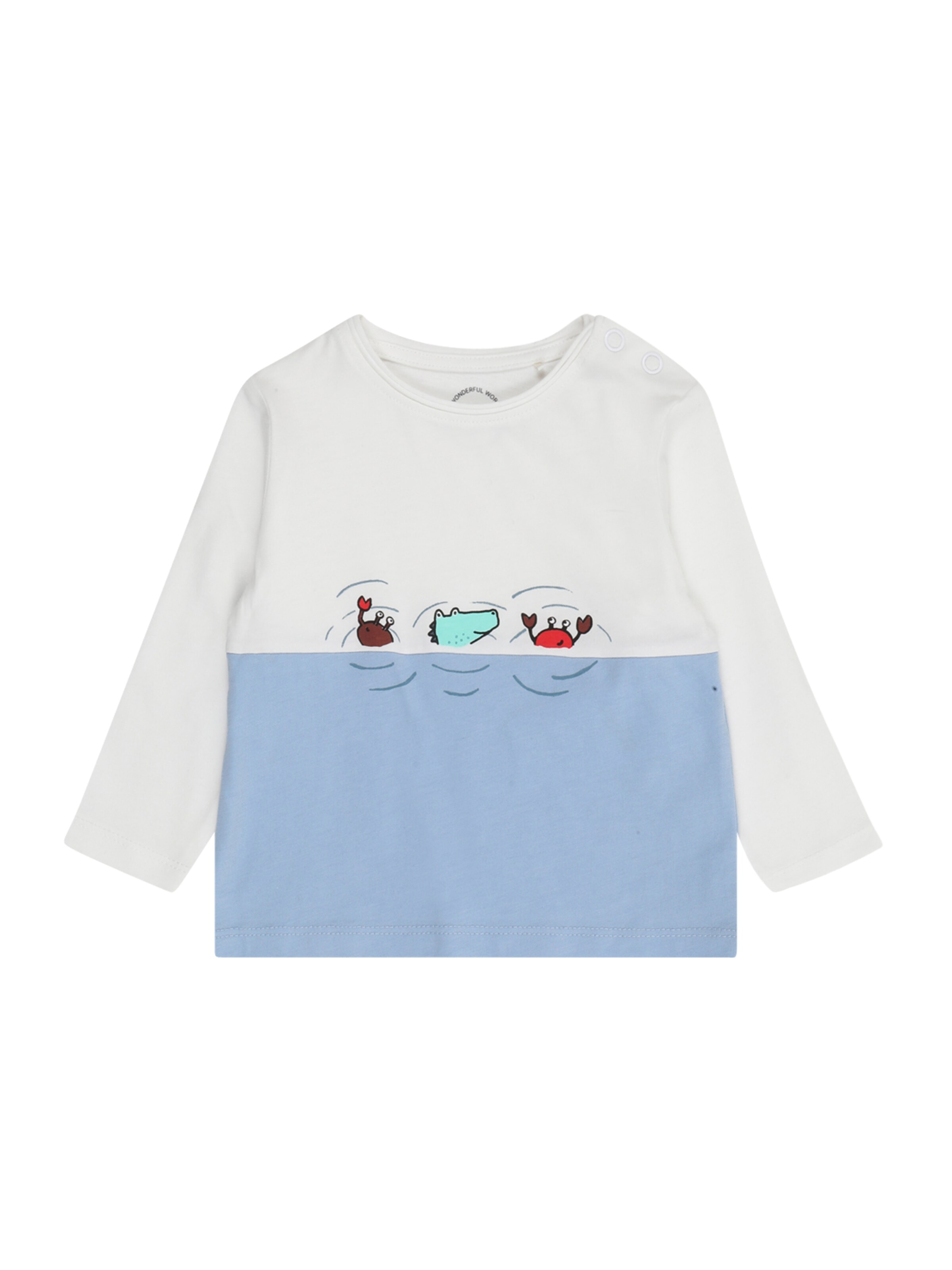 s.Oliver Μπλουζάκι σε λευκό: μπροστά