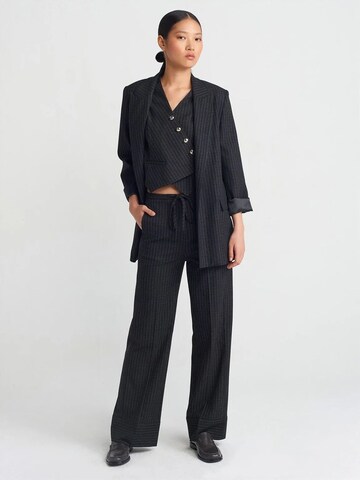 Wide Leg Pantalon Dilvin en noir
