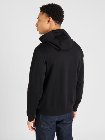 HUGO Zip-Up Hoodie 'Daple' in Black