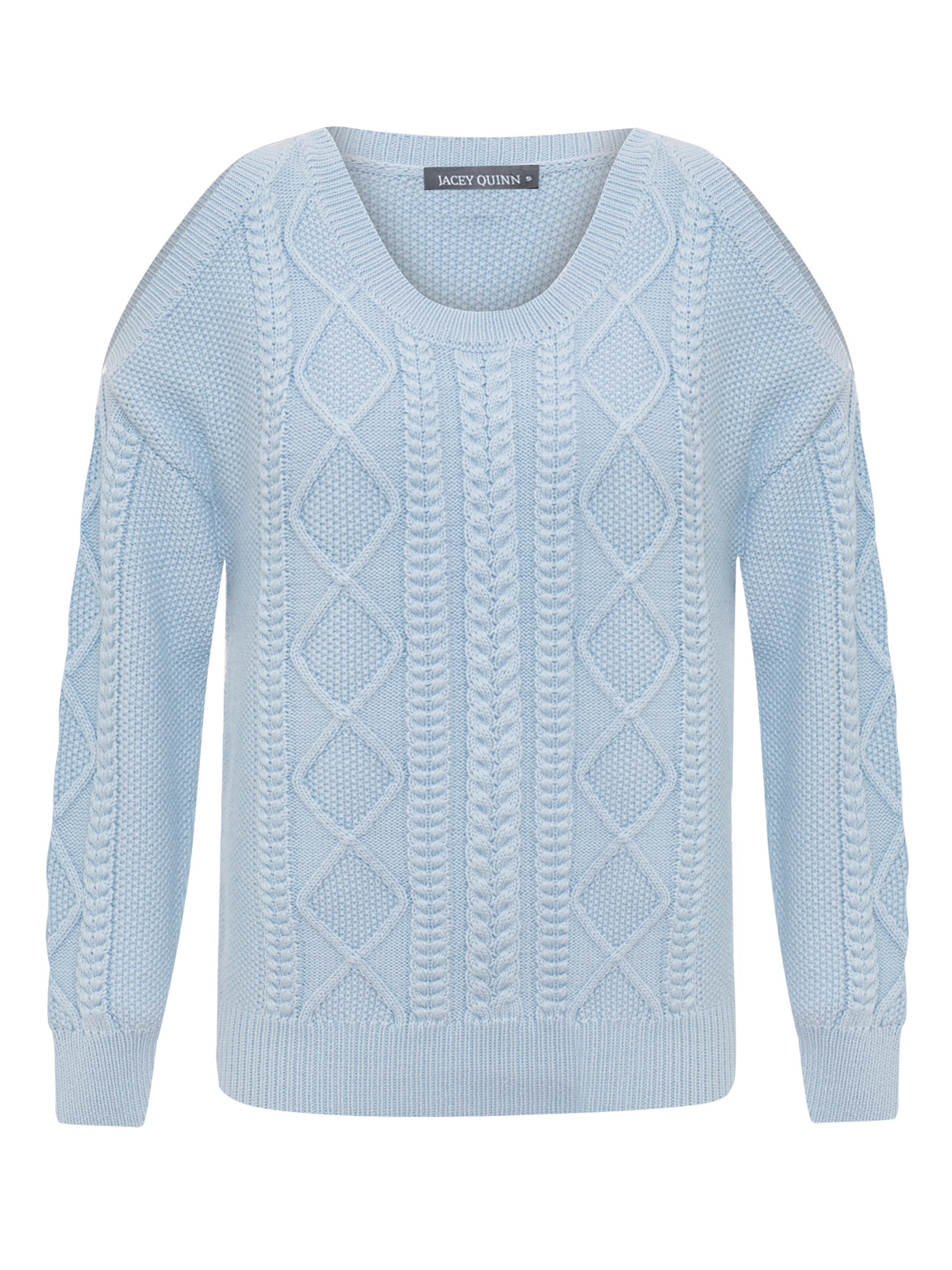 Jacey Quinn Sveter - Modrá: predná strana