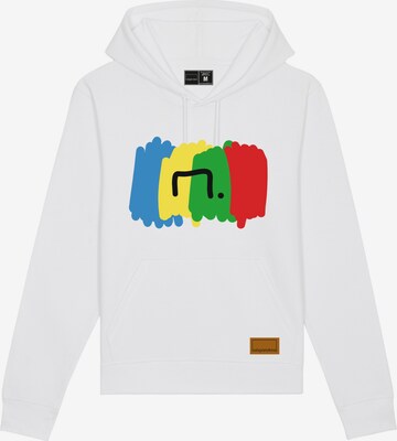 Bolzplatzkind Sweatshirt in White: front