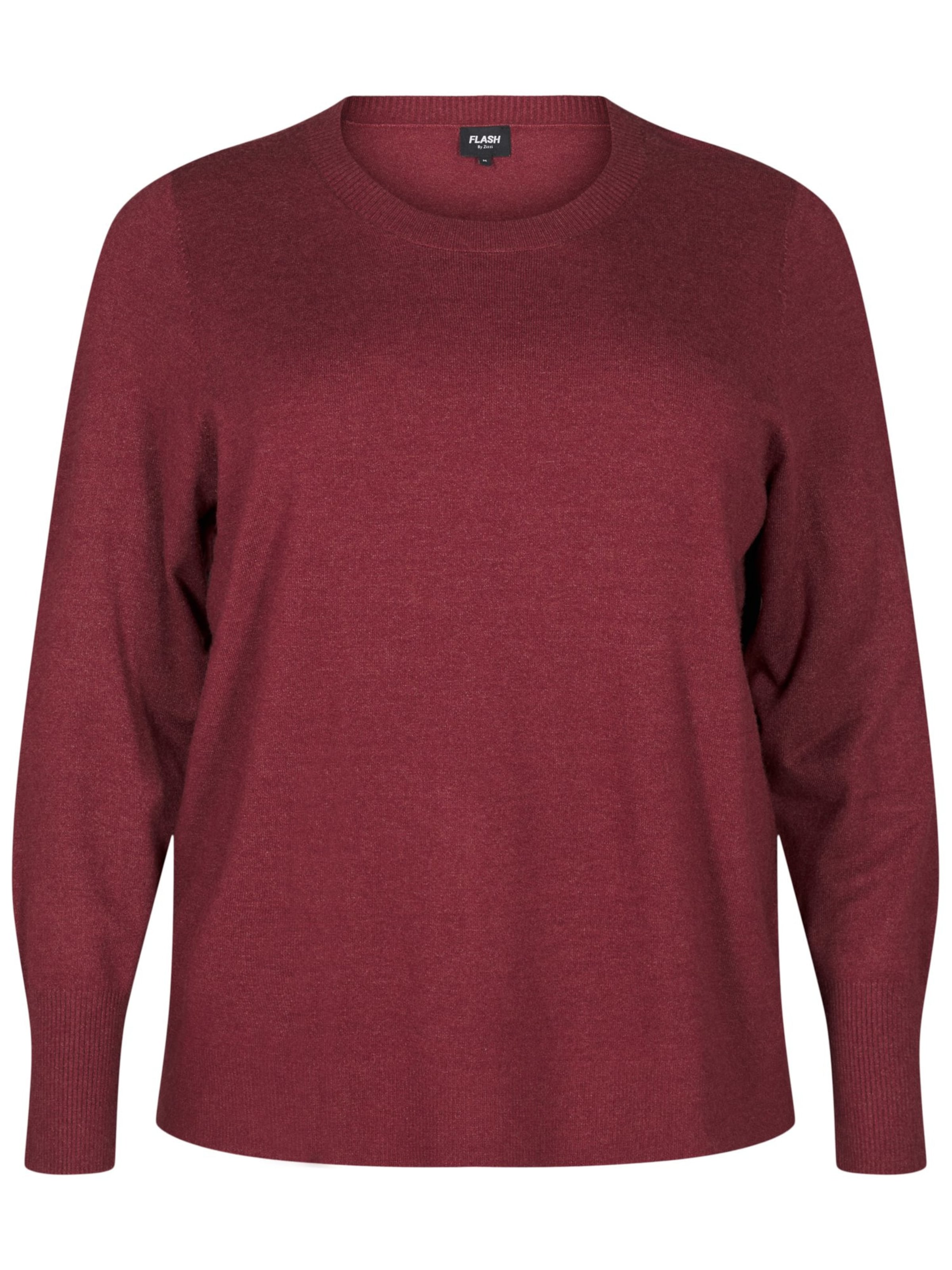 Zizzi - Pullover 'Flnoma' em vermelho: frente