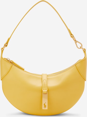 Polo Ralph Lauren - Bolso de hombro en amarillo: frente