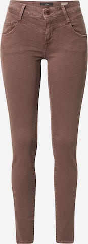 Mavi Skinny Jeans 'Adriana' in Brown: front