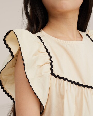 WE Fashion Blus i beige