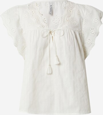 Pepe Jeans Blouse 'Anaise' in Wit: voorkant