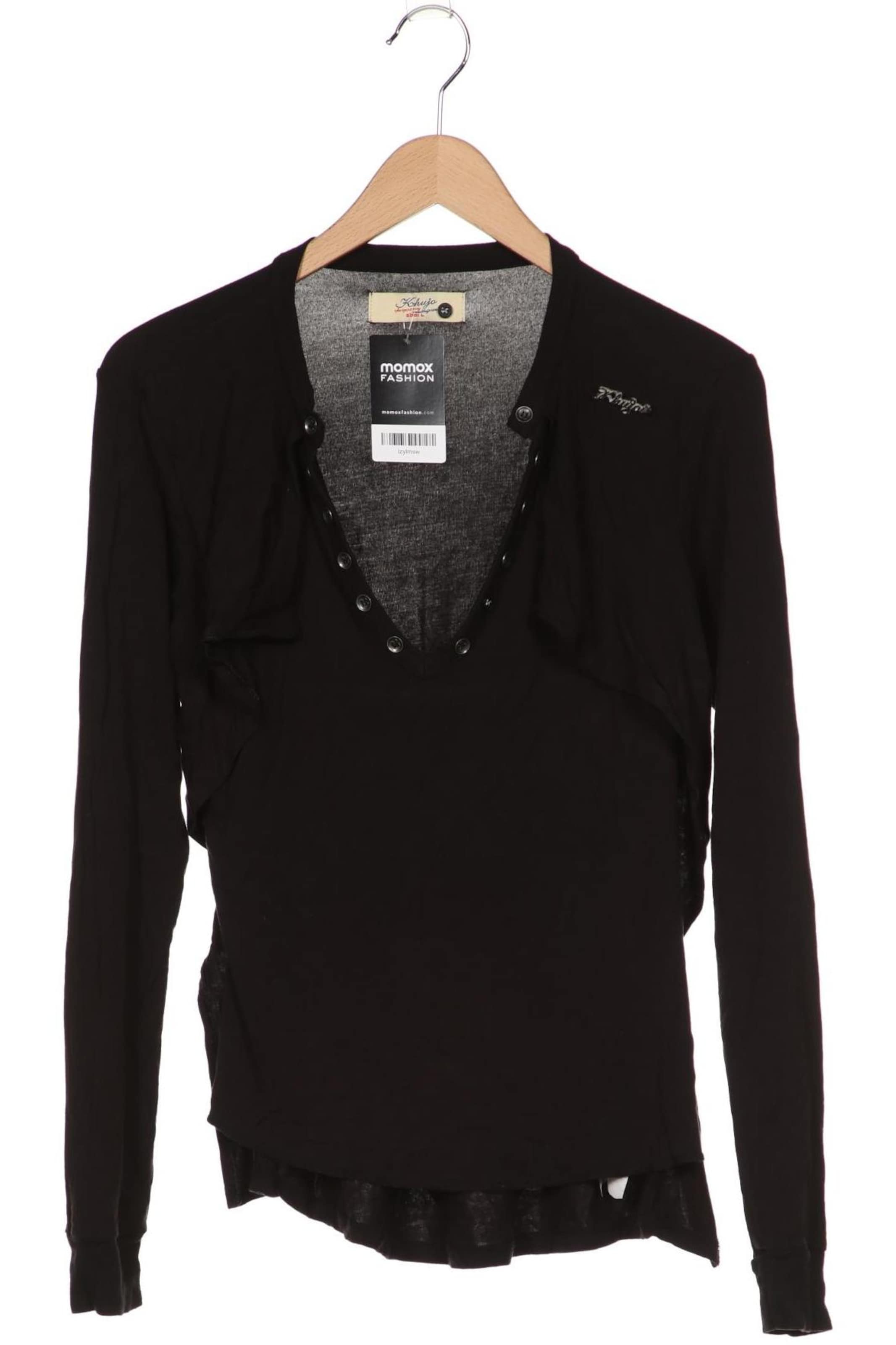 khujo Top & Shirt in L in Black: front