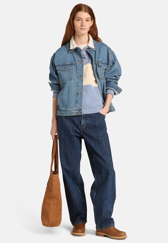 TIMBERLAND Mikina 'Lush Rugby Polo' - Modrá