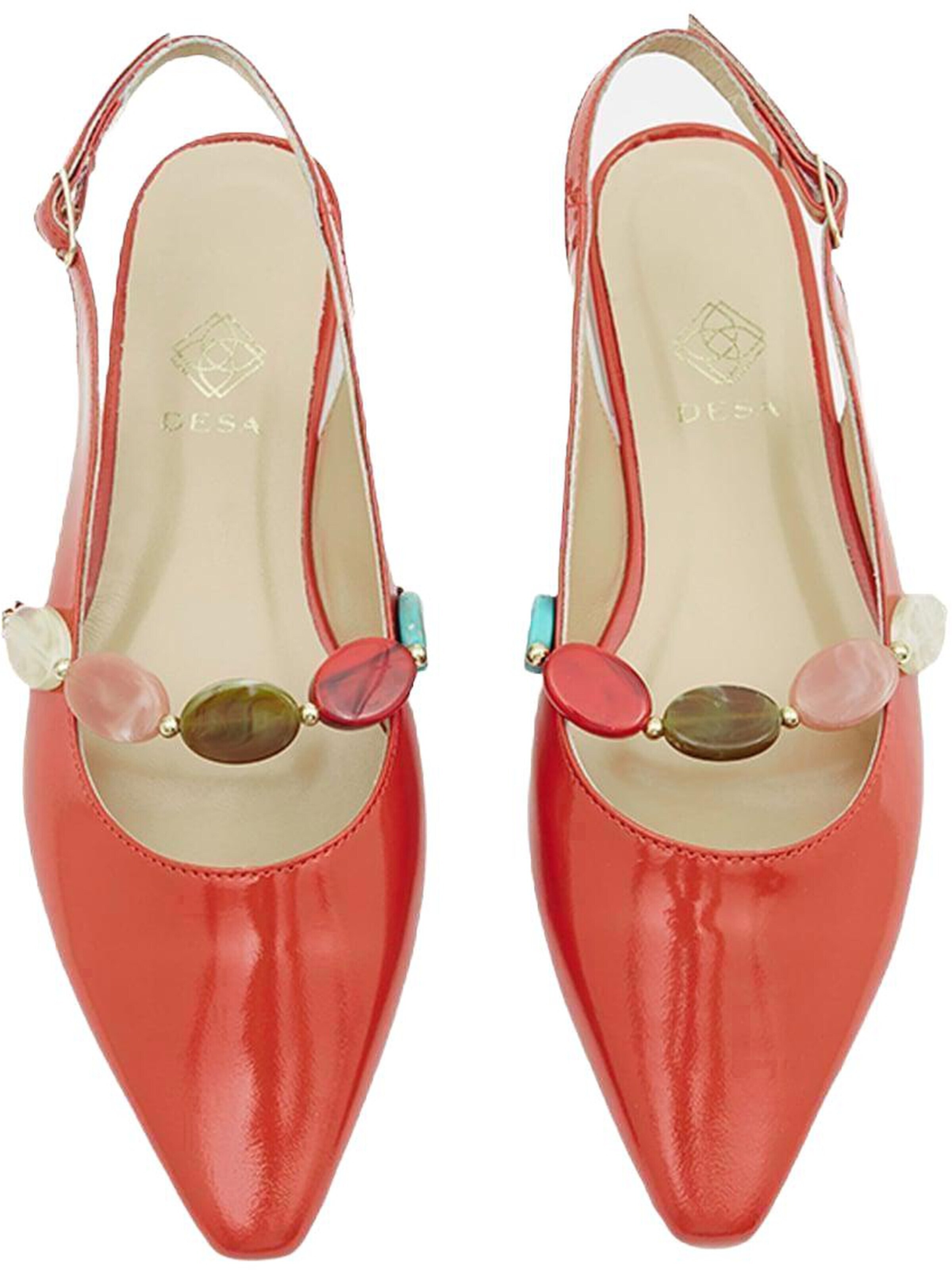 Desa Slingpumps 'Ballerinen'‌‌‌‌ in Rot