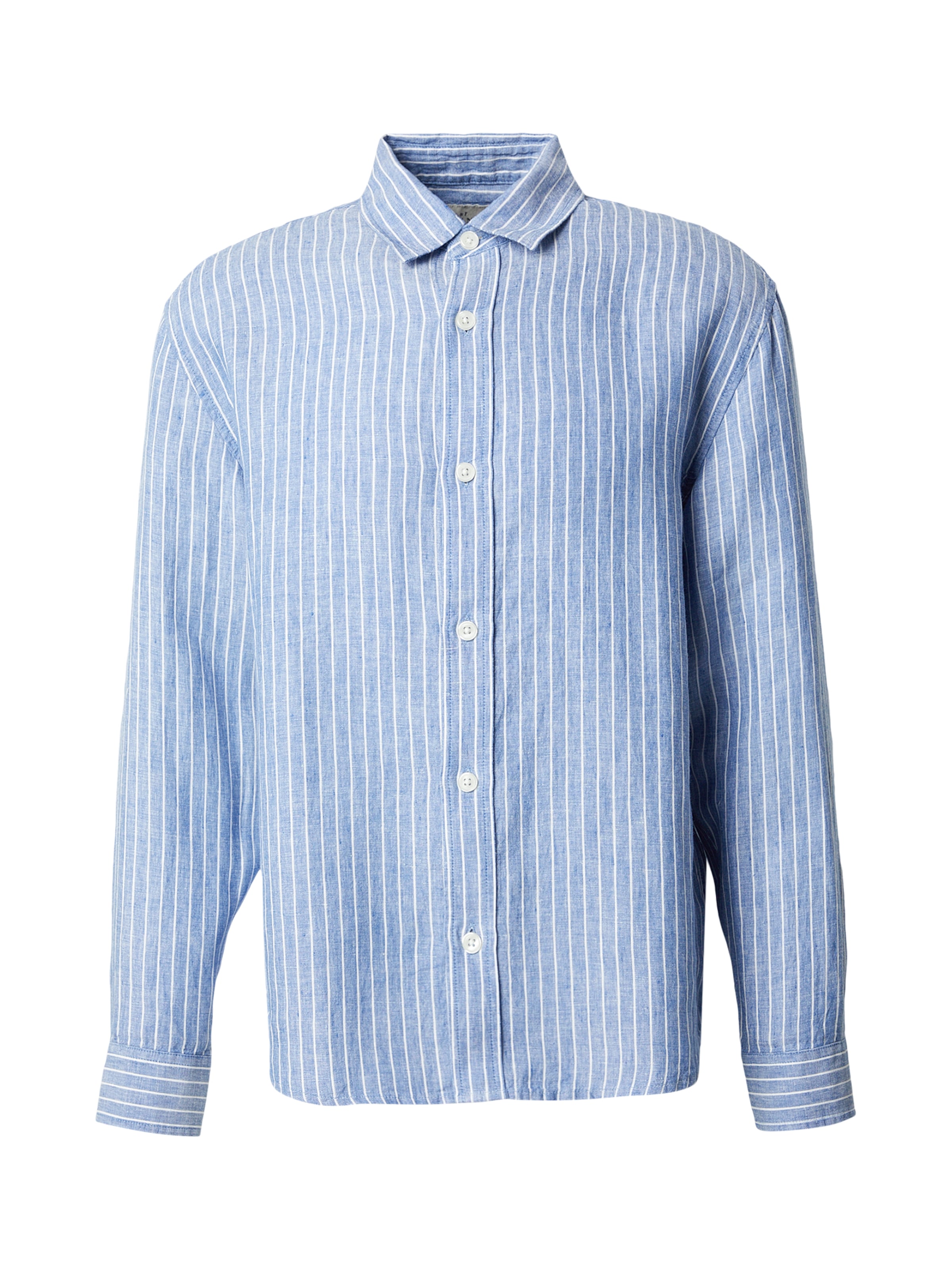 mėlyna Abercrombie & Fitch Marškiniai: priekis