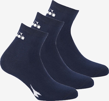 Diadora Socks in Blue: front