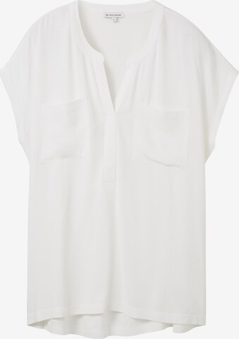 TOM TAILOR Blouse in White: front