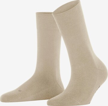 FALKE Socken 'Sensitive New York' in Beige: Vorderseite