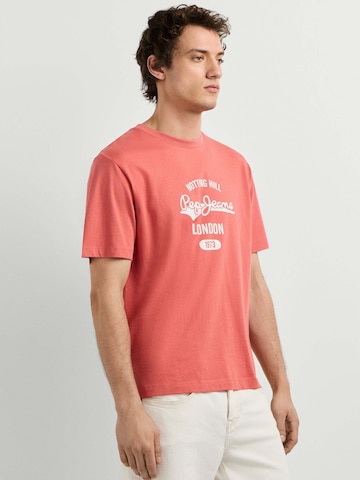 Maglietta di Pepe Jeans in rosso