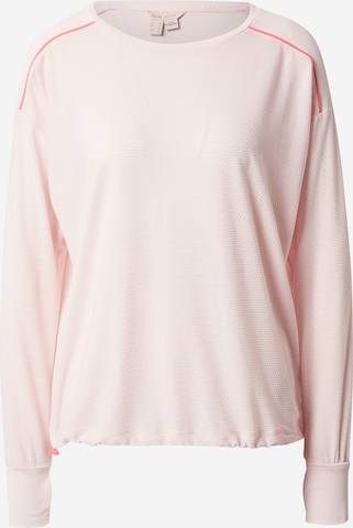 Sweat de sport ESPRIT en rose : devant