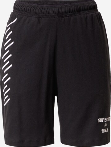 Superdry Broek 'CODE CORE' in Zwart: voorkant