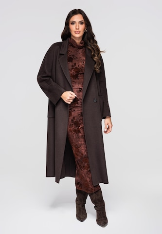 Ombre Tussenmantel in Bruin