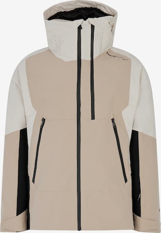 PROTEST Sportjacke 'PRTThrow' in Braun: Vorderseite