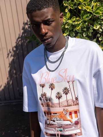 BLUE SKY INN Shirt 'Tiger' in Wit