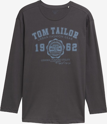 TOM TAILOR Shirt in Grey: front