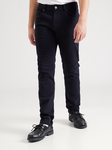 SCOTCH & SODA Slim fit Trousers in Black: front