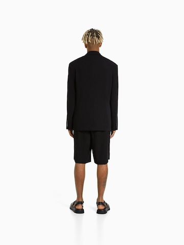 Bershka Comfort Fit Sakko in Schwarz