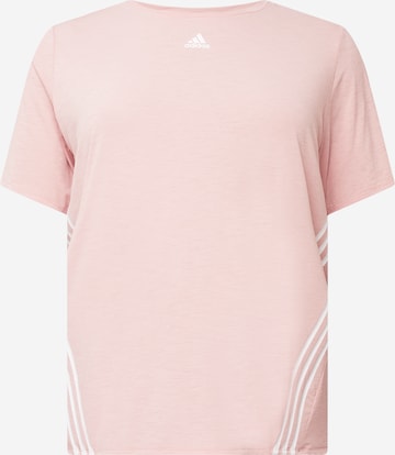 T-shirt fonctionnel ADIDAS SPORTSWEAR en rose : devant