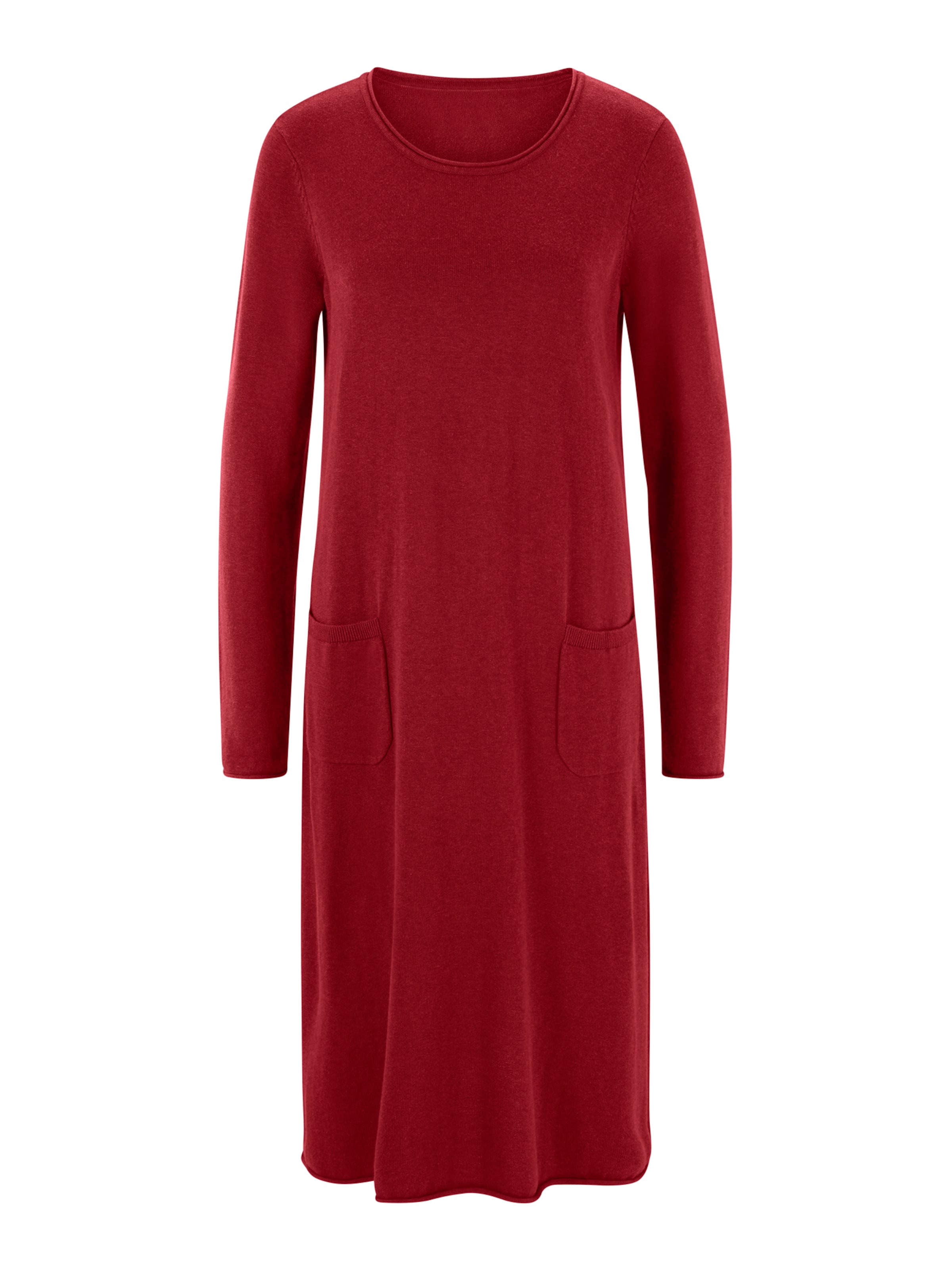 heine Πλεκτό φόρεμα σε κόκκινο: μπροστά