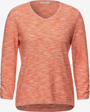 CECIL Sweater in Orange: front