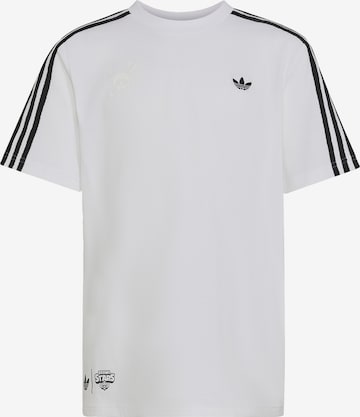 T-Shirt ADIDAS ORIGINALS en blanc : devant