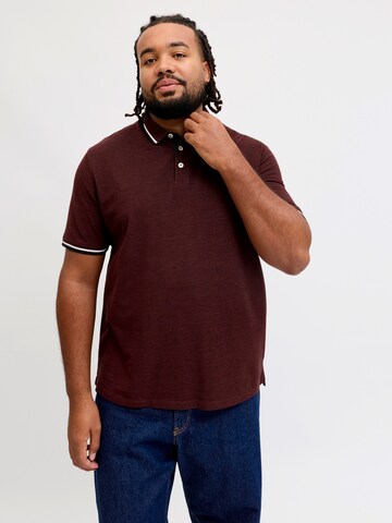 Jack & Jones Plus Tričko 'JJEPAULOS' – červená