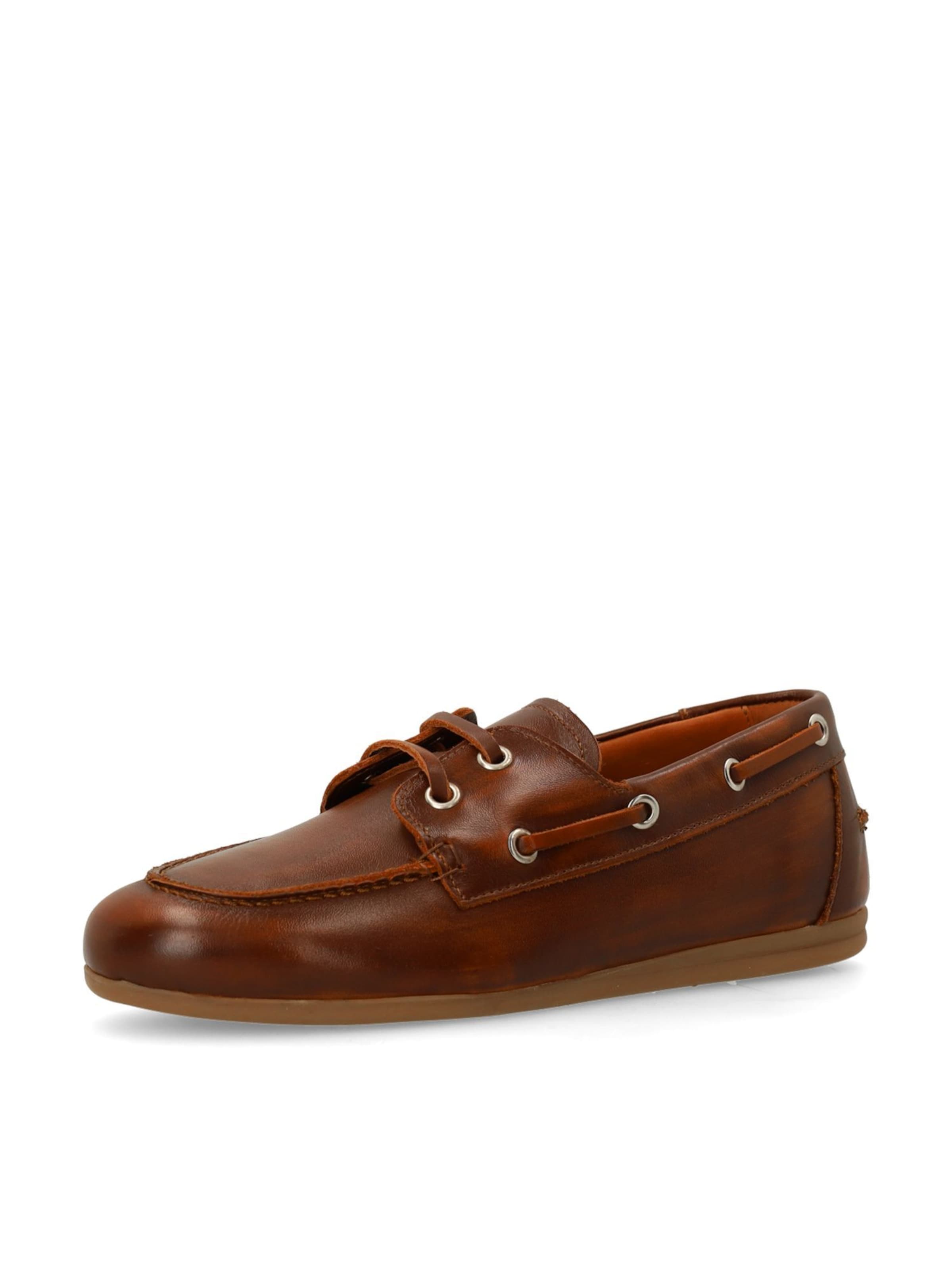 MANFIELD Mocassins in Bruin: voorkant