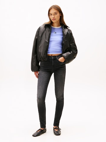Tommy Jeans - Slimfit Vaquero 'NORA' en negro