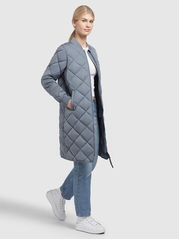 khujo Between-Seasons Coat in Blue