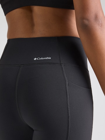 COLUMBIA Skinny Outdoorové kalhoty 'Loneridge™' – černá