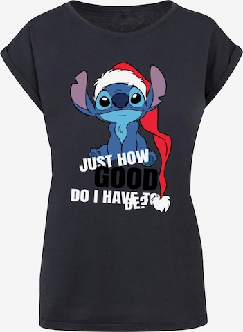 ABSOLUTE CULT Shirt 'Lilo And Stitch - Just How Good' in Blue: front
