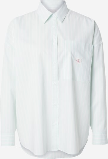 Palaidinė 'SUMMER' iš Calvin Klein Jeans, spalva – pastelinė mėlyna / balta, Prekių apžvalga