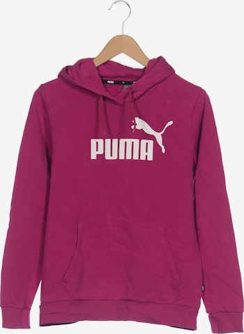 PUMA Sweatshirt & Zip-Up Hoodie in M in Pink: front