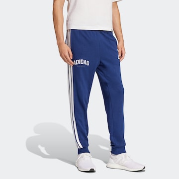 Effilé Pantalon de sport ADIDAS SPORTSWEAR en bleu