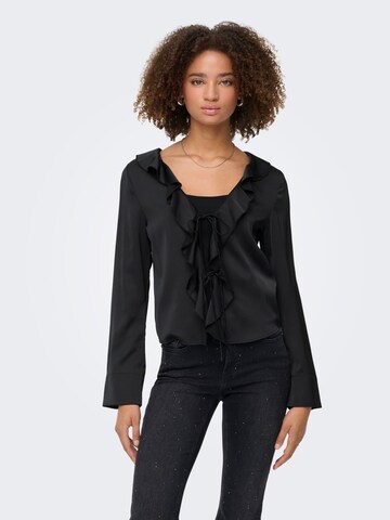 Camicia da donna di ONLY in nero: frontale