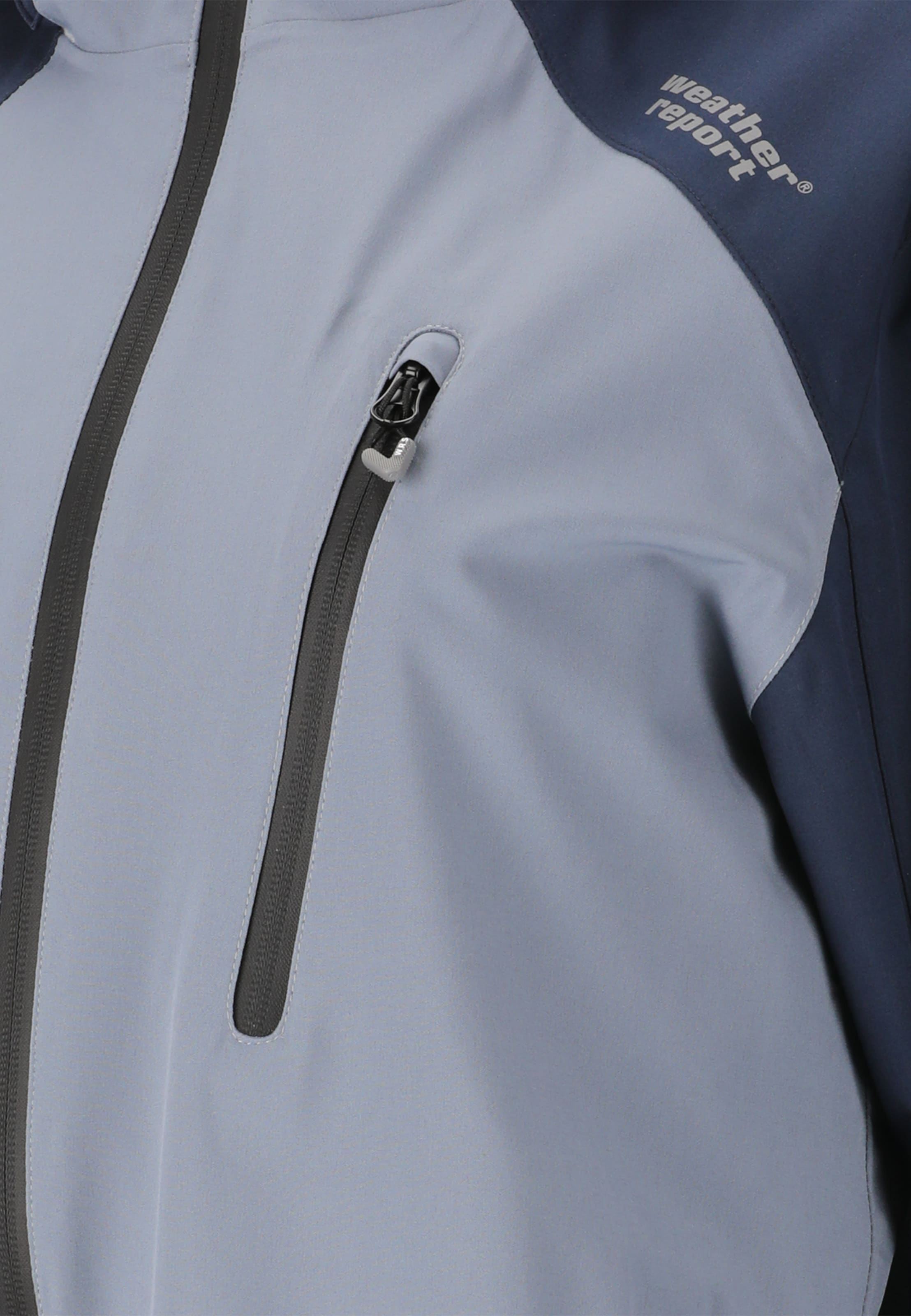 Weather Report Outdoor Jacket in Blue